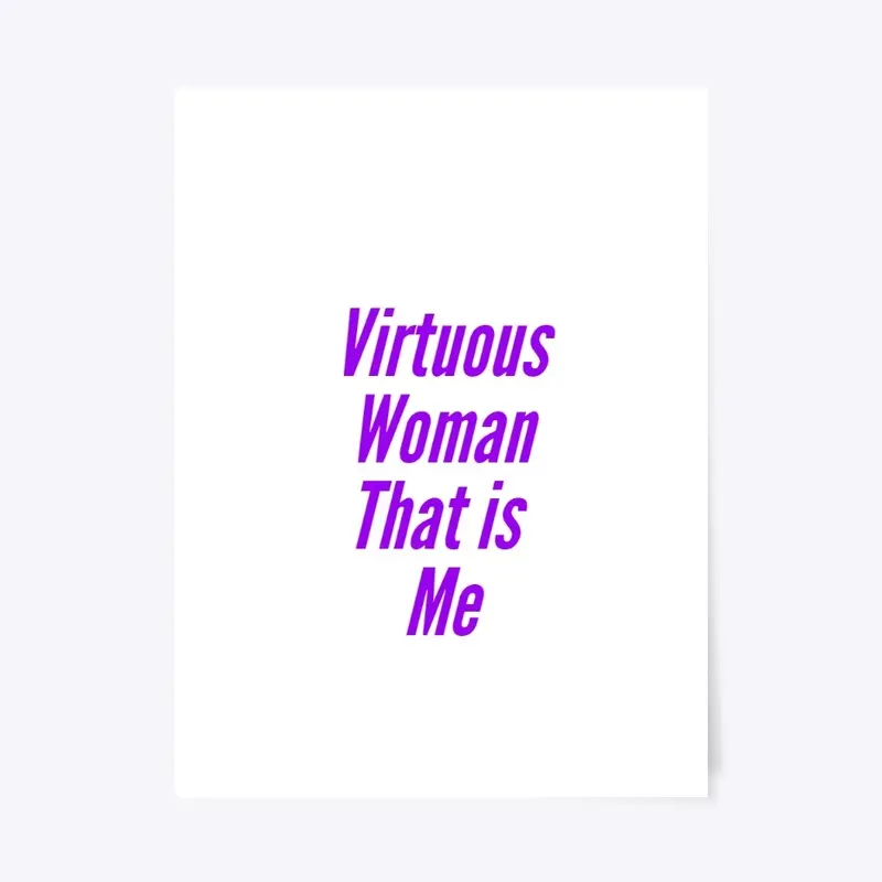 Virtuous Woman